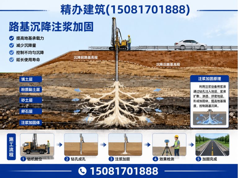 肥乡区地基注浆加固展示图